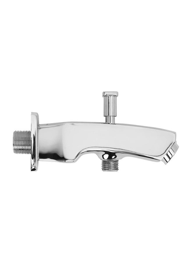 Hindware Italian Collection F520010CP Avior Bath Spout with Tip Ton (Water Diverter to Hand Shower), Brass with Chrome Finish - Image 3